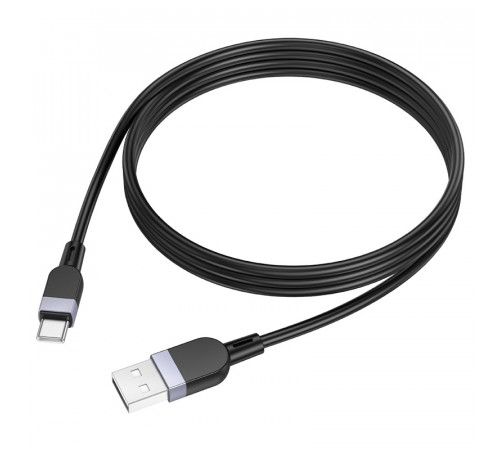 Кабель HOCO X109 Energy silicone charging data cable Type-C (L=1M) Black (6942007636247)