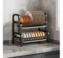 НЕТУ Органайзер для сушки посуды металл Bawl Rack (R2F-43см) // [602] (10 шт/ящ)