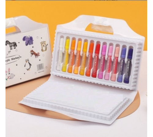 Набор маркеров (12 маркеров) (112) [204] // (45 шт/ящ)