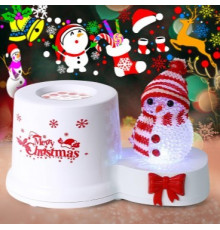 Проектор сніговик на підставці 1367-2/K910 [403] (50 шт/ящ)