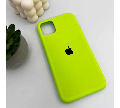 Чохол для смартфона Silicone Full Case AA Open Cam for Apple iPhone 11 Pro Max кругл 24,Shiny Green (FullOpeAAKPi11PM-24)