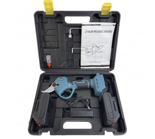 Электро ножницы/секатор (лезвия 3,2") (чемодан, 2 аккум.) (AT-PS2503) // [307] (10 шт/ящ)