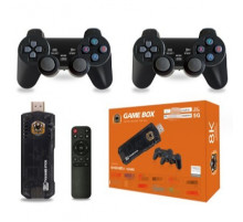 РАСПРОДАЖА Игровая приставка + 2 джойстика 2.4G GAME BOX X8 8K/5G (оранж.) [403] (30 шт/ящ)