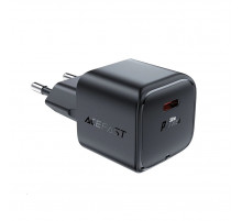 Мережевий зарядний пристрій ACEFAST A77 mini PD30W GaN USB-C charger Black (6974316282662)