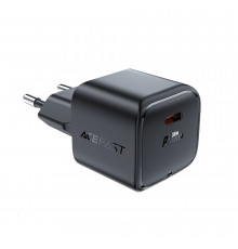 Мережевий зарядний пристрій ACEFAST A77 mini PD30W GaN USB-C charger Black (6974316282662)