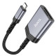 Кардрідер HOCO UA25 2-in-1 card reader Type-C Metal Gray (6942007608862)