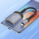 Кардрідер HOCO UA25 2-in-1 card reader Type-C Metal Gray (6942007608862)