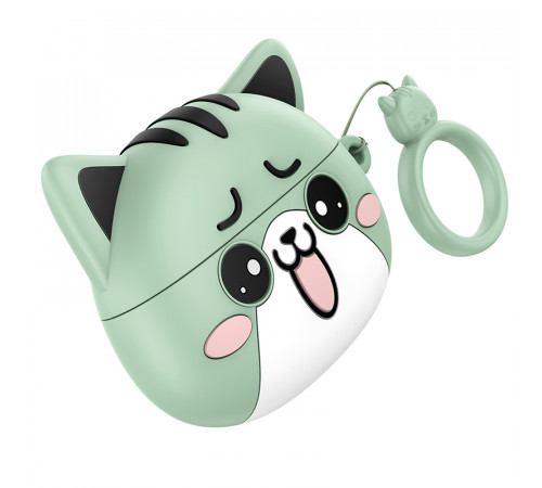 Бездротові навушники TWS HOCO EW48 Mint Cat (6942007610001)