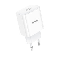 Мережевий зарядний пристрій HOCO C76A Pro Majestic single port PD30W charger White (6942007616300)
