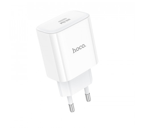Мережевий зарядний пристрій HOCO C76A Pro Majestic single port PD30W charger White (6942007616300)