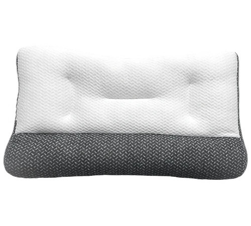 НЕТУ Подушка ортопедическая (pillow-03) (8h) (Белая с серым, 700/400мм) // [602] (18 шт/ящ)