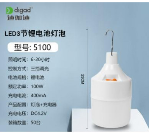 НЕТУ Лампа подвесная LED DIGAD 5100 (100W) [204] (50 шт/ящ)