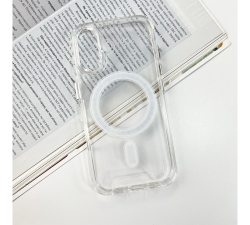 Чохол для смартфона Space Magnetic for Apple iPhone 16 Transparent (SpaceMAG16Clear)