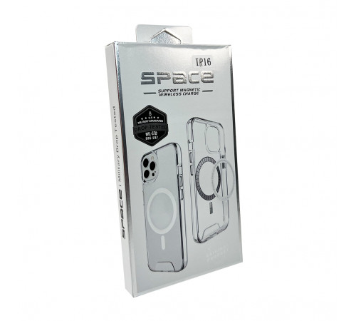Чохол для смартфона Space Magnetic for Apple iPhone 16 Transparent (SpaceMAG16Clear)