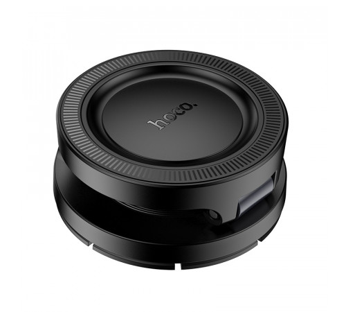 Автотримач для телефона HOCO H61 Show folding ring magnetic car holder (dashboard) Black Metal Gray (6942007637619)