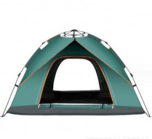 НЕТУ Палатка автоматическая (J1960) (4-х местная+козырёк)) (200*200), (ЗЕЛЁНАЯ) // [602] // [400] (10 шт/ящ)