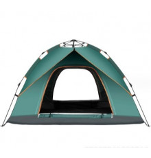 НЕТУ Палатка автоматическая (J1960) (4-х местная+козырёк)) (200*200), (ЗЕЛЁНАЯ) // [602] // [400] (10 шт/ящ)