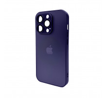 Чохол для смартфона AG Glass Matt Frame Color Logo for Apple iPhone 15 Pro Deep Purple (AGMattFrameiP15PPurple)