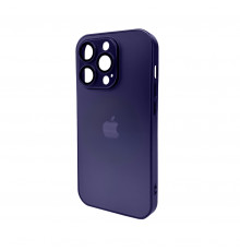 Чохол для смартфона AG Glass Matt Frame Color Logo for Apple iPhone 15 Pro Deep Purple (AGMattFrameiP15PPurple)