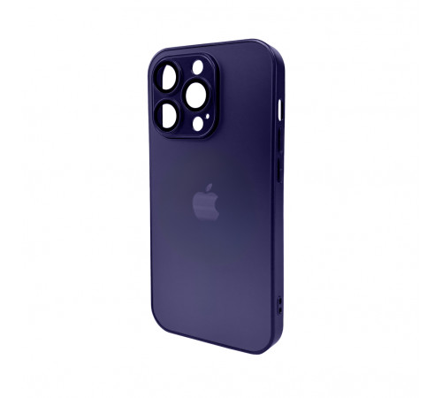Чохол для смартфона AG Glass Matt Frame Color Logo for Apple iPhone 15 Pro Deep Purple (AGMattFrameiP15PPurple)