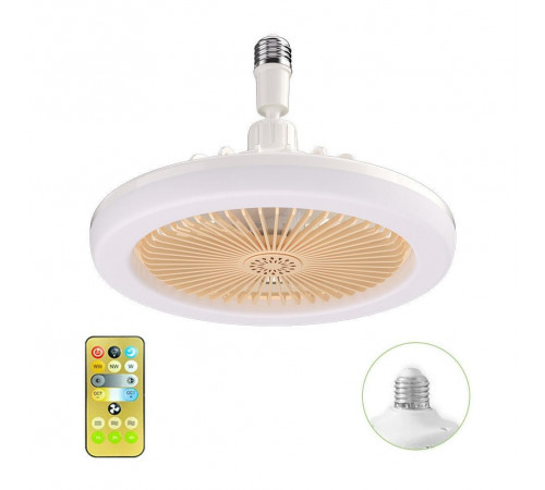 НЕТУ Лампа - вентилятор в патрон+пульт LED Multi-Function Fan Light CHP-006 2835 [309] (16 шт/ящ)