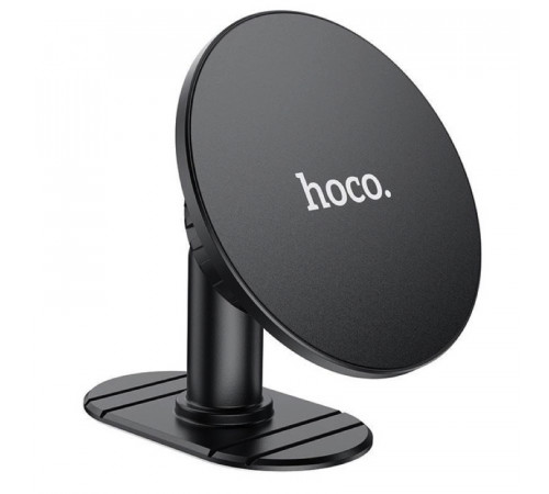 Автотримач для телефона HOCO H13 Fine jade ring magnetic car holder(center console) Black (6931474794512)