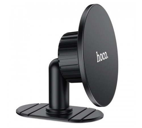 Автотримач для телефона HOCO H13 Fine jade ring magnetic car holder(center console) Black (6931474794512)