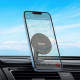 Автотримач для телефона HOCO H13 Fine jade ring magnetic car holder(center console) Black (6931474794512)