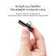 Кабель-перехiдник Baseus L41 Type-C(input) for Type-C female connectors+3.5 mm female Black (CATL41-01)