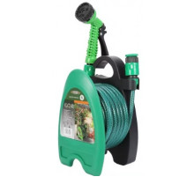 Шланг поливочный в катушке (10м) (с распылителем) BB-4208 // [204] (8 шт/ящ)