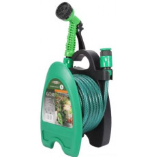 Шланг поливочный в катушке (10м) (с распылителем) BB-4208 // [204] (8 шт/ящ)