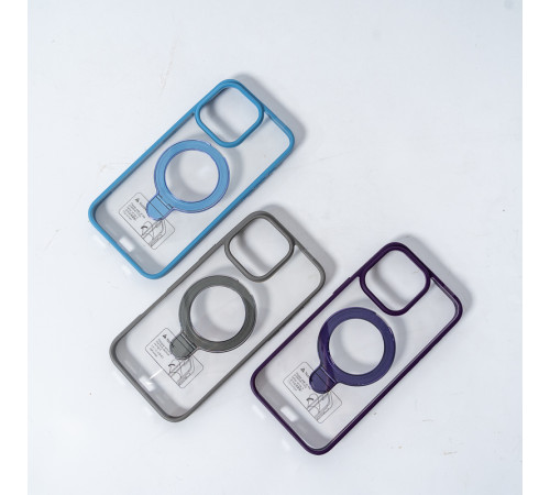 Чохол для смартфона Spigen AAA Magnetic Ring for Apple iPhone 13 Pro Max Grey (SPGMGRING13ProMaxGrey)