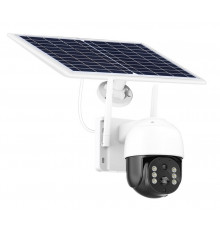 Камера видеонаблюдения PTZ уличная WiFi TQ5 (ICSEE) с солнечной панелью // [204] (12 шт/ящ)