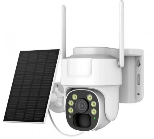 НЕТУ Камера видеонаблюдения PTZ уличная WiFi Y009 (V380PRO) с солнечной панелью // [204] (12 шт/ящ)