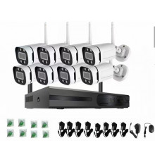 Набор видеонаблюдения (8 камер) WIFI TS-8828C-8CH // [204] // [101] (4 шт/ящ)