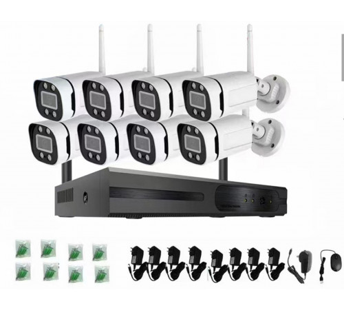 Набор видеонаблюдения (8 камер) WIFI TS-8828C-8CH // [204] // [101] (4 шт/ящ)