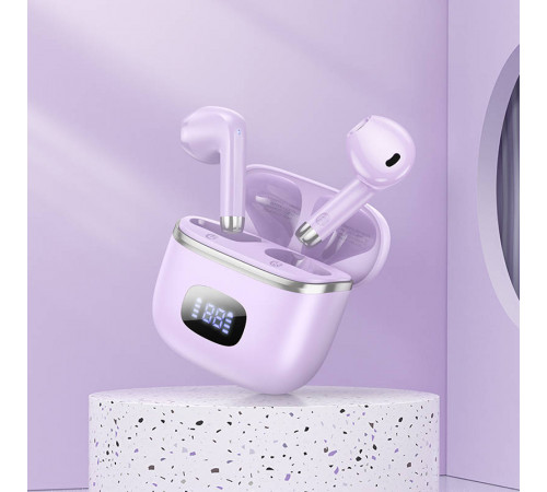Бездротові навушники TWS HOCO EQ1 Music Purple (6931474798510)