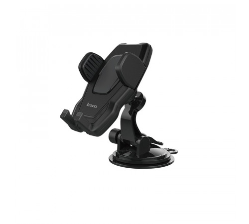 Автотримач для телефона HOCO CA31 cool run suction cup car holder Black (6957531077602)