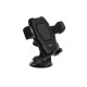 Автотримач для телефона HOCO CA31 cool run suction cup car holder Black (6957531077602)