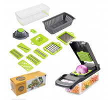 НЕТУ Овощерезка-измельчитель Найсер дайсер плюс Nicer Dicer Plus Vegetable cutter 223-1 (16 предм.) // [204] (24 шт/ящ)