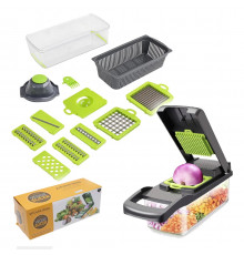 НЕТУ Овощерезка-измельчитель Найсер дайсер плюс Nicer Dicer Plus Vegetable cutter 223-1 (16 предм.) // [204] (24 шт/ящ)