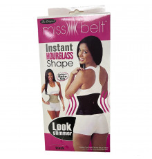 РАСПРОДАЖА Пояс утягивающий Miss Belt 223-77 (S/M, L/XL) (Чёрный и бежевый) // [101] (100 шт/ящ)