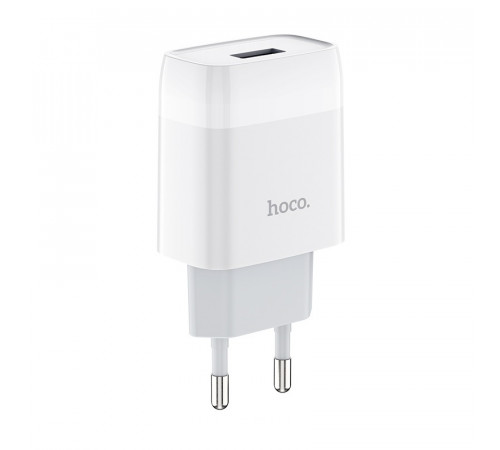 Мережевий зарядний пристрій HOCO C72A Glorious single port charger 10.5W White (6931474712899)