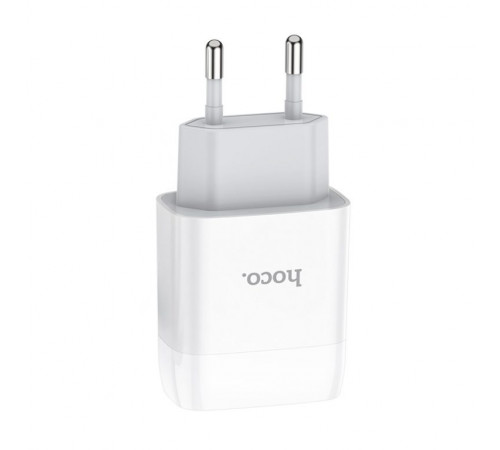 Мережевий зарядний пристрій HOCO C72A Glorious single port charger 10.5W White (6931474712899)