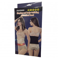 РАСПРОДАЖА Пояс утягивающий Body Shaper ABC201/223-80 (M, L, XL, 2XL, 3XL) (чёрный, бежевый) // [101] (200 шт/ящ)