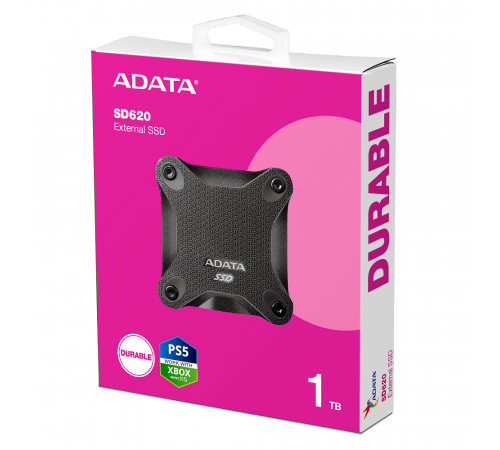 Портативний SSD ADATA SD620 1TB USB 3.2  520/460Mb/s Black (SD620-1TCBK)