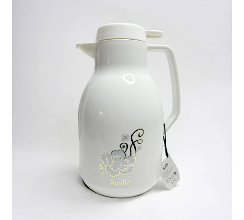 Термос-кувшин CF36200 (2 л) // [101] (корпус - пластик, колба - КРАСНОЕ стекло) // [4] (12 шт/ящ)