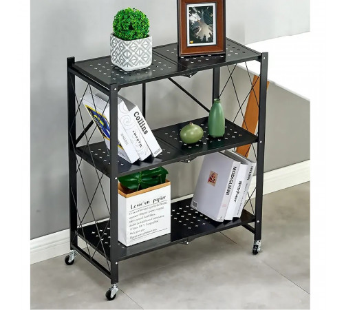 НЕТУ Полка-этажерка на колёсах металл 3F ORGANISER 3F // [403] [204] (1 шт/ящ)