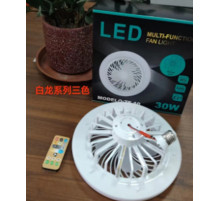 НЕТУ Лампа - вентилятор в патрон LED Multi-Function Fan Light LK23 с пультом // [309] (30 шт/ящ)