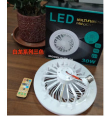 НЕТУ Лампа - вентилятор в патрон LED Multi-Function Fan Light LK23 с пультом // [309] (30 шт/ящ)